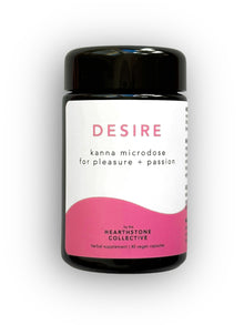  hearthstone collective desire kanna microdose for love and pleasure made with sceletium tortuosum mesembrine extract